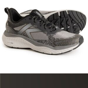 Gray and Black Athletic Sneakers